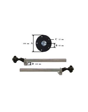 KIT EJE 1350 KG. S/F...