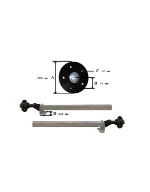 KIT EJE 1350 KG. S/F SUZUKI...