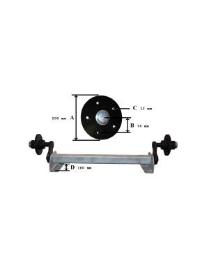KIT EJE 1500 KG. S/F SUZUKI...