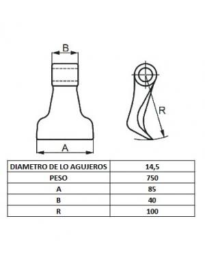 MARTILLO 37 T.14.5 40x85 R.100