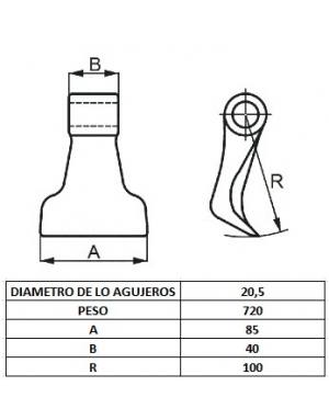 MARTILLO 37 T.20.5 40x85 R.100
