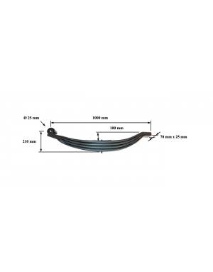 BALLESTA PARABOLICA 70 X 25...