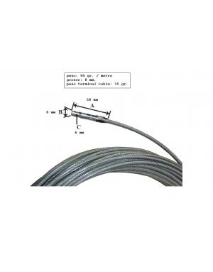 CABLE TIR COMPLETO DE 8 mm
