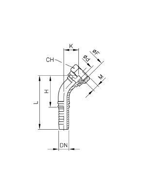 CODO 45º 5/8" ROSCA 5/8"...