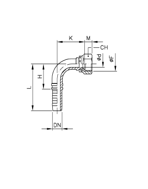 CODO 90º 7/8" ROSCA 1/2"...