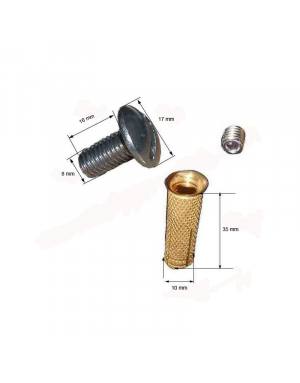 CONJUNTO TORNILLO PISCINA INOX