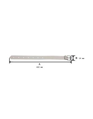 CORREA DE 40x20 BLANCA 2mm...
