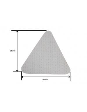 CUEROS TRIANGULOS BLANCOS 2mm