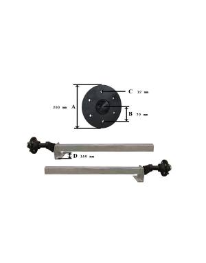 EJE 1050 KG S/F NISSAN...