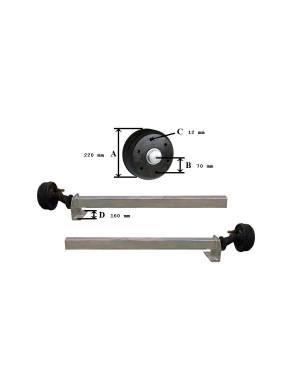 EJE 1350 KG C/F NISSAN...