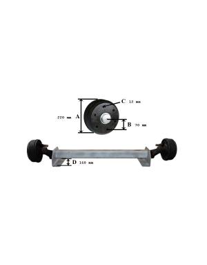 EJE 1550 KG C/F NISSAN...