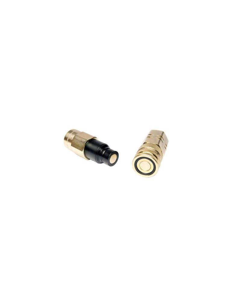 ENCHUFE RAPIDO CARA PLANA A13 1/2" ROSCA MACHO CONECTAR CON PRESION