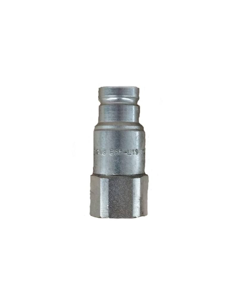 ENCHUFE RAPIDO CARA PLANA A9 3/8" ROSCA MACHO