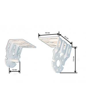 JUEGO SOPORTE DE TOLDO CHAPA