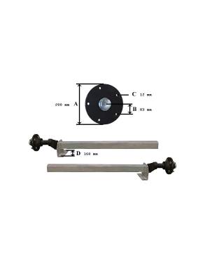 KIT EJE 1050 KG. S/F...