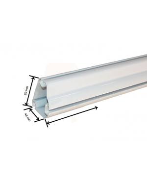 PERFIL ALUMINIO BLANCO 7M