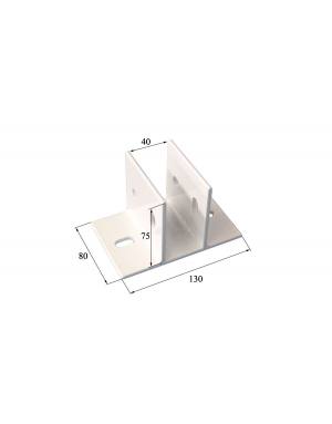 SOPORTE GUIA 80 X 40 BLANCO...