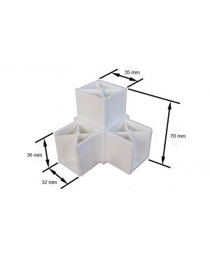 JUEGO SOPORTE ESQUINERO 40...