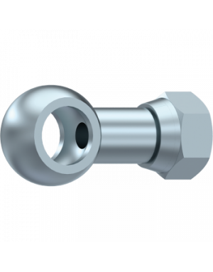 ESFERICO BSPP TUERCA LOCA 1/4" - 1/4"