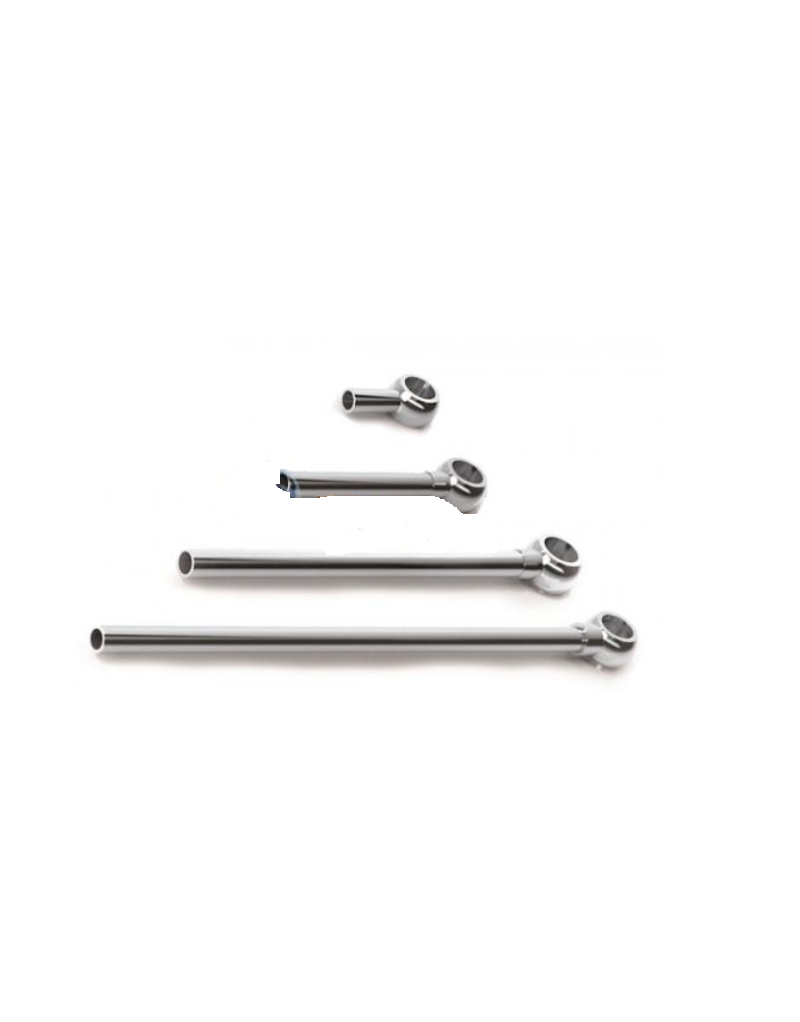 ESFERICO CORTO 1/4" CON TUBO Ø12 L38mm